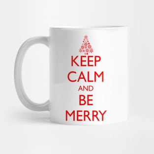 KEEP CALM AND BE MERRY, Christmas tree Mug